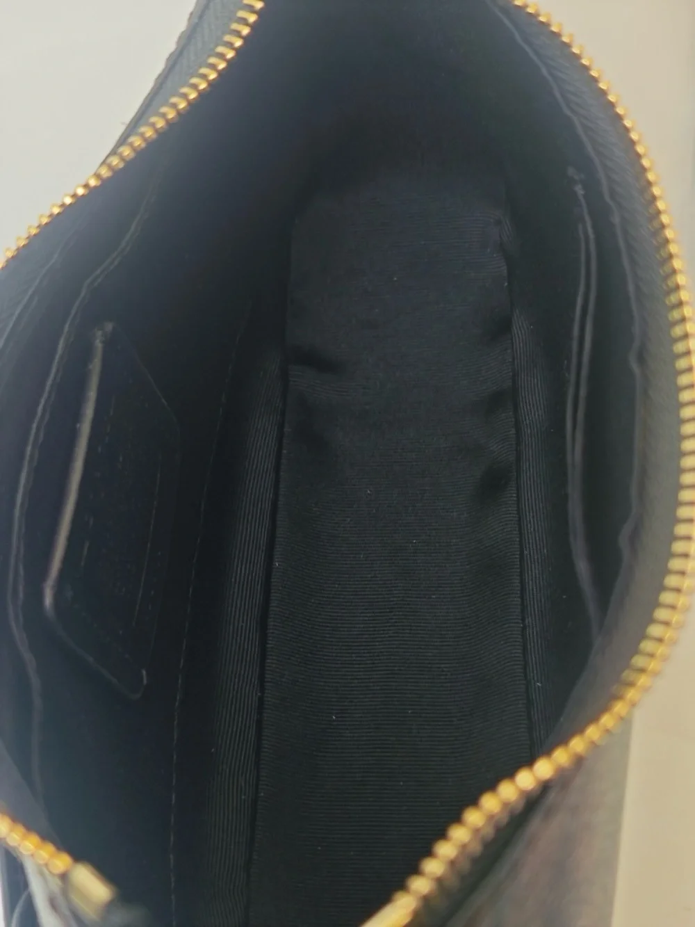 Coach Dark Brown Signature Mini Hobo with Gold Chain - Picture 10 of 12